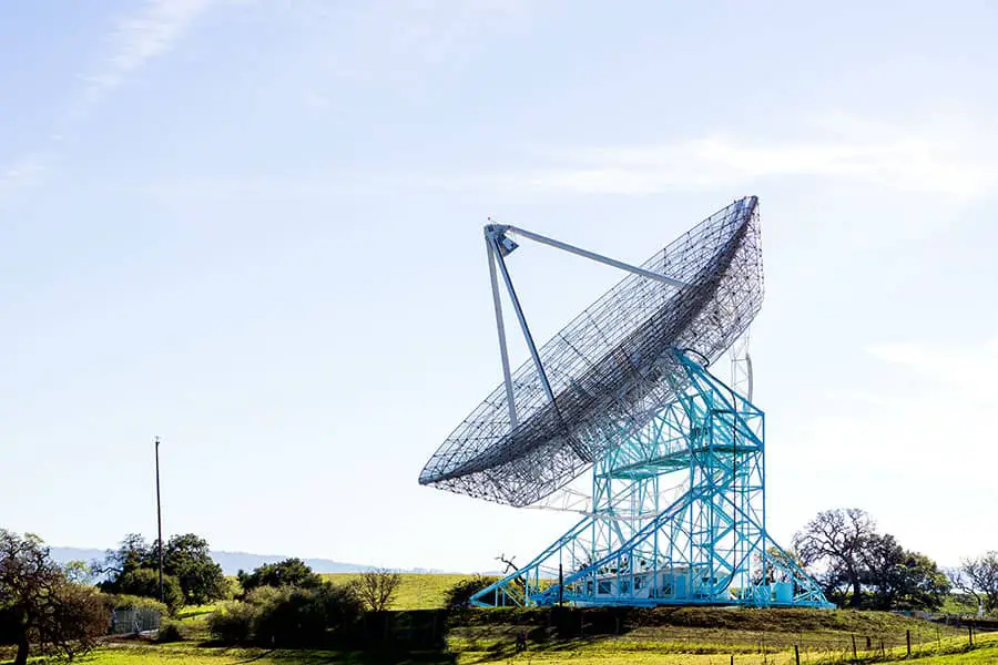 Stanford Dish located in the Stanford foothills