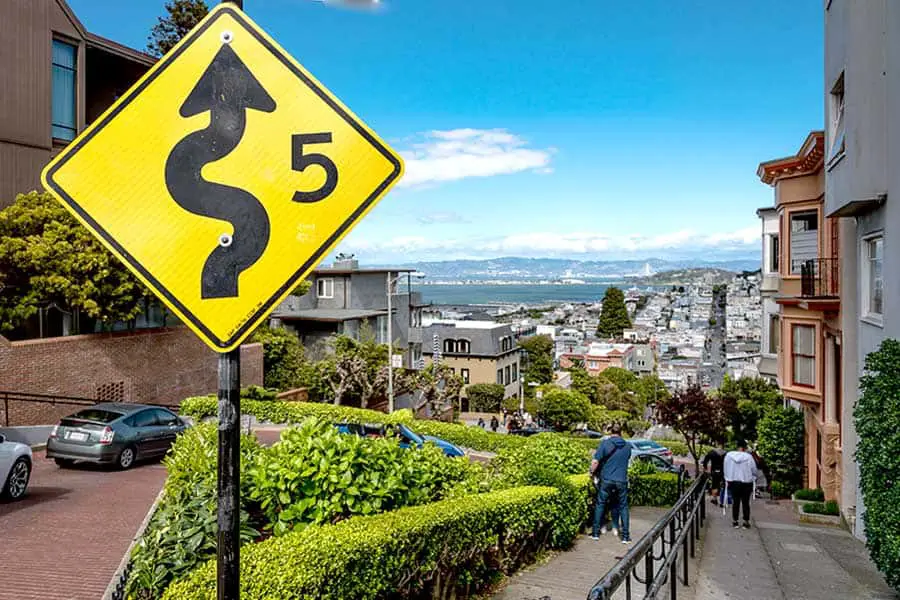 5-mph going down Lombard Street