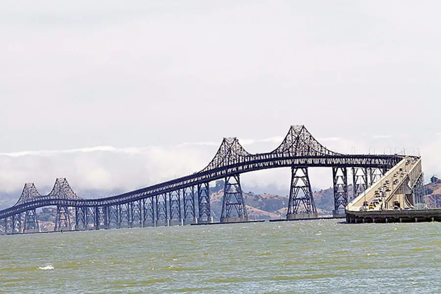 Richmond–San Rafael Bridge crosses northern San Francisco Bay