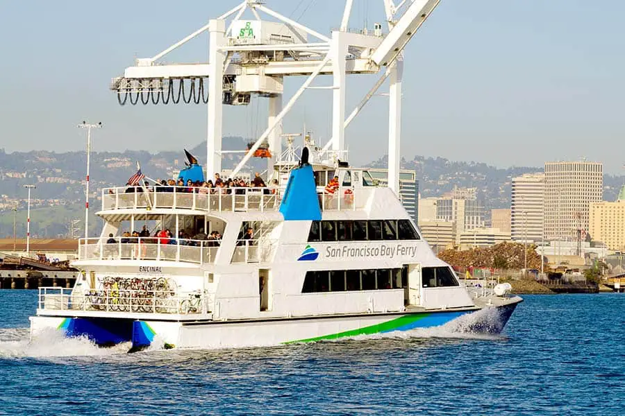 San Francisco Bay Ferry transporting passengers