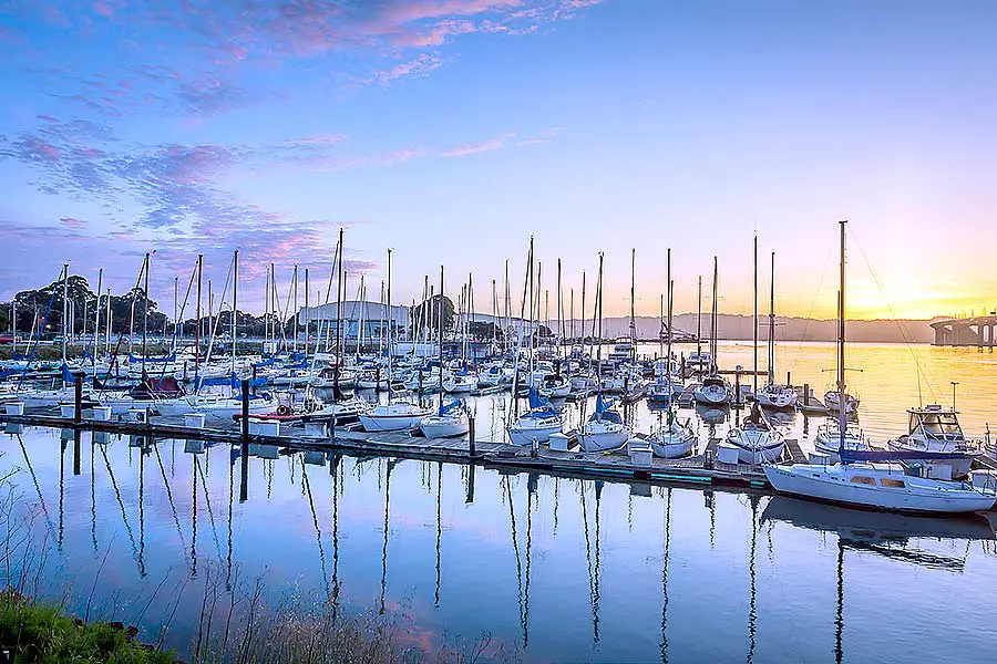 Marina with a lot of boats