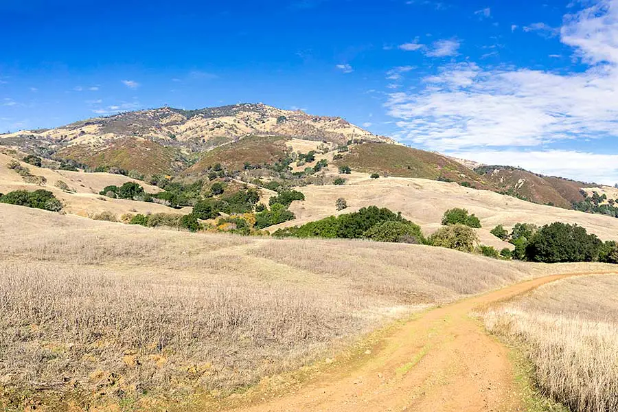 The summit of Mount Diablo on a sunny day