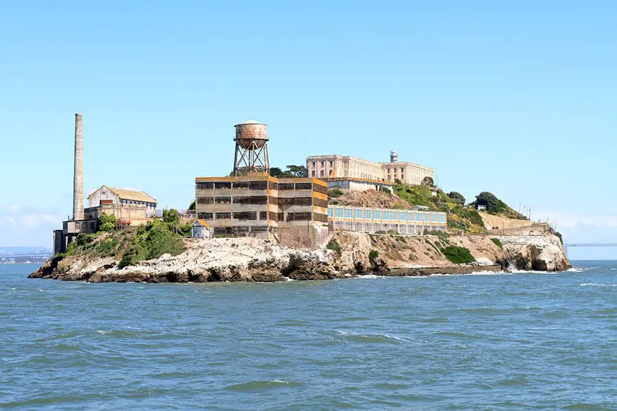 Famous Alcatraz Island prison