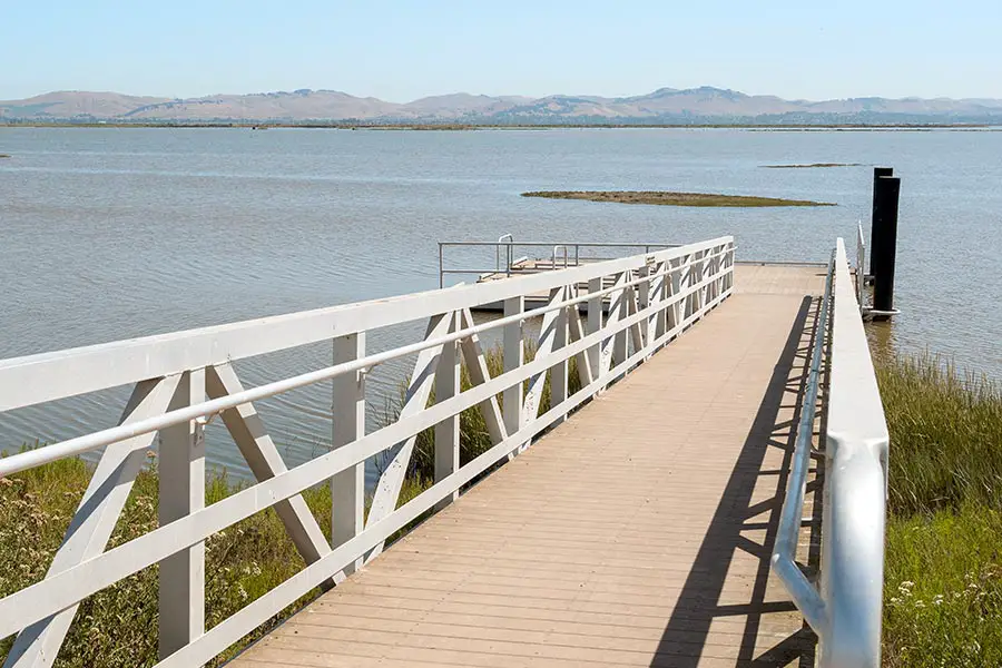 Pier at San Pablo Bay National Wildlife Refuge