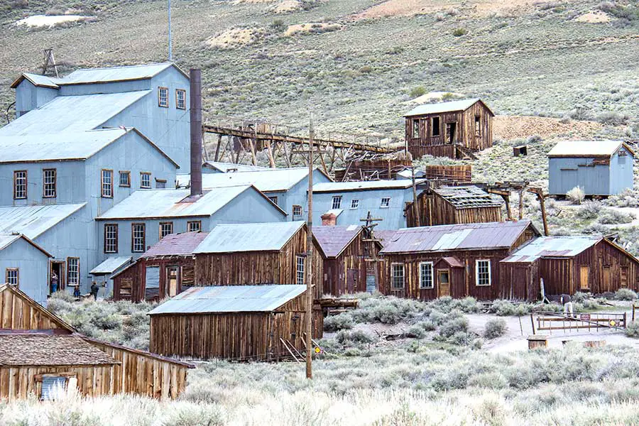 Buildings in abandoned mining town, Bodie, California