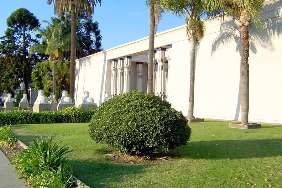 Entrance to the Rosicrucian Egyptian Museum
