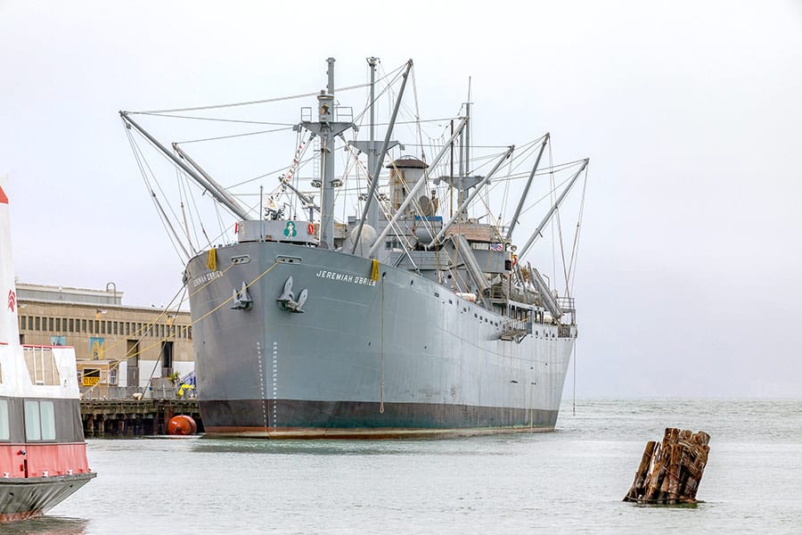 SS Jeremiah O'Brien docked in San Francisco