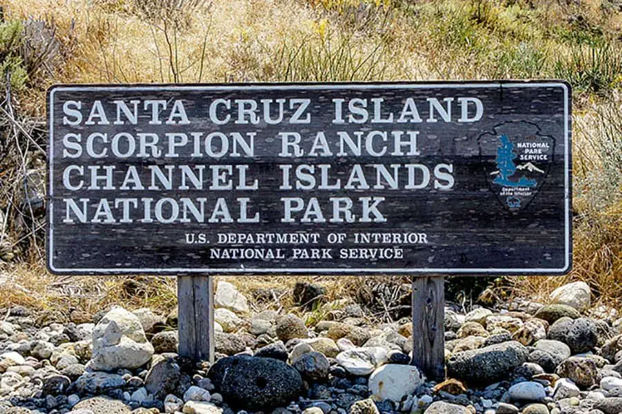 Santa Cruz Island, part of the Channel Islands National Park