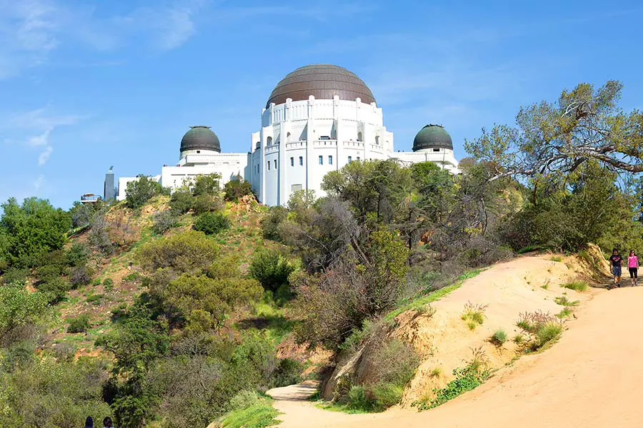 Griffith Observatory on Mount Hollywood in Los Angeles