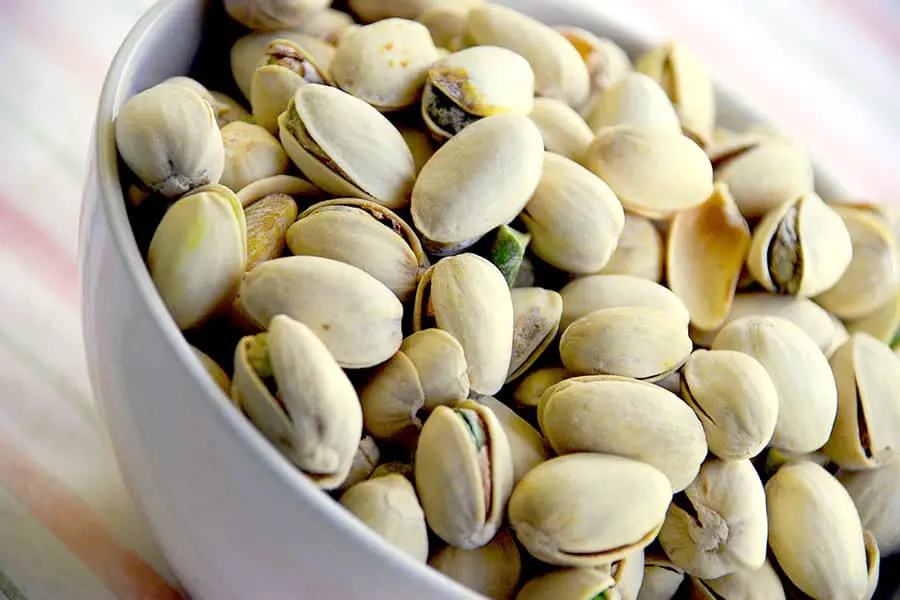 Bowl of pistachios